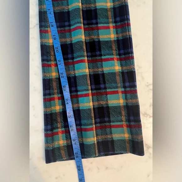 J. McLaughlin Catalina Cloth Stretch Ankle Pants Women's XS Pull On Plaid $198 - Picture 7 of 9